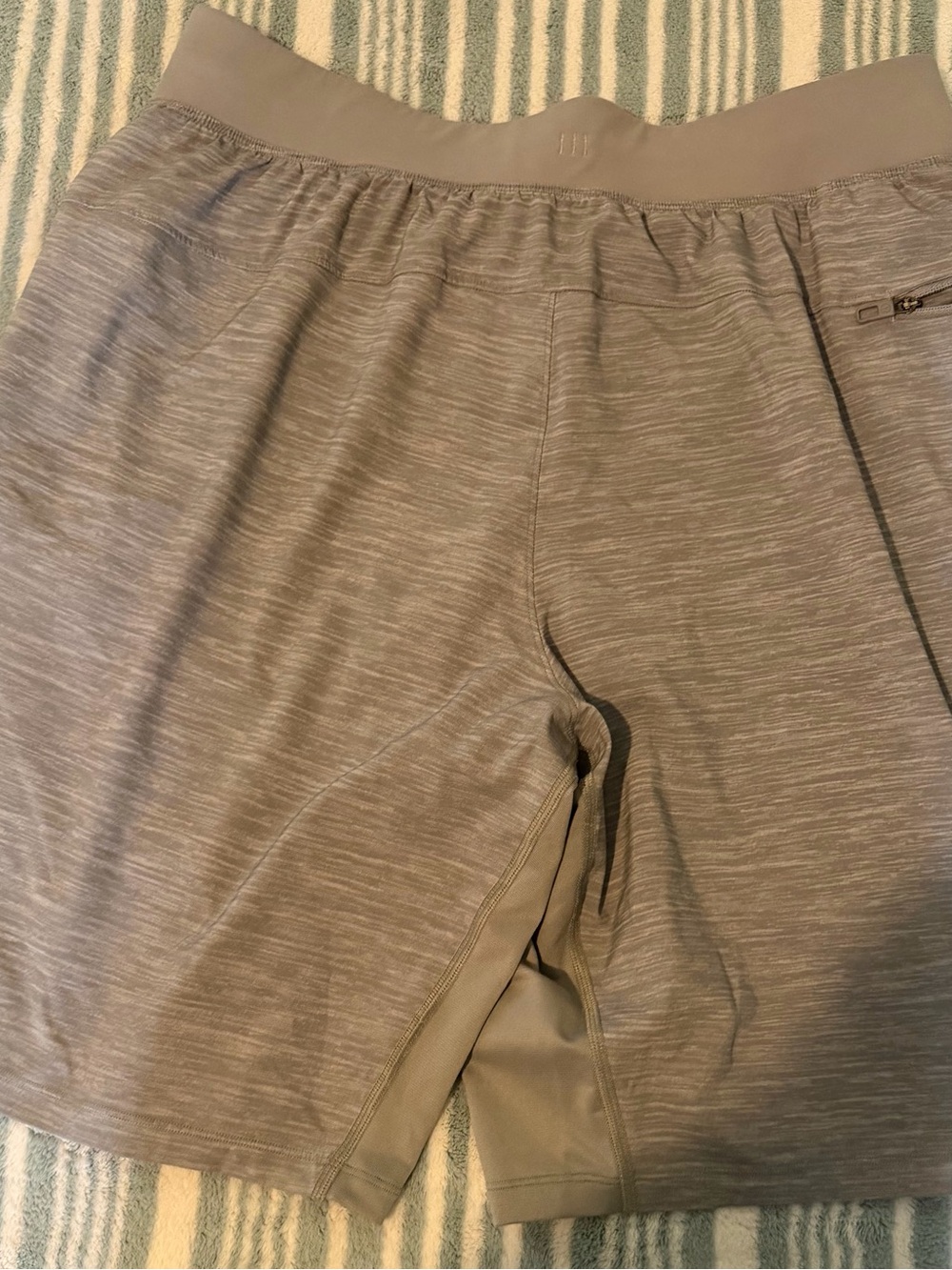 Men's Athletic Shorts - Heather Taupe